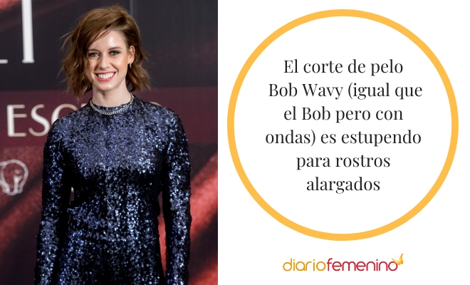 Corte de pelo Bob Wavy, el más ideal para el rostro alargado